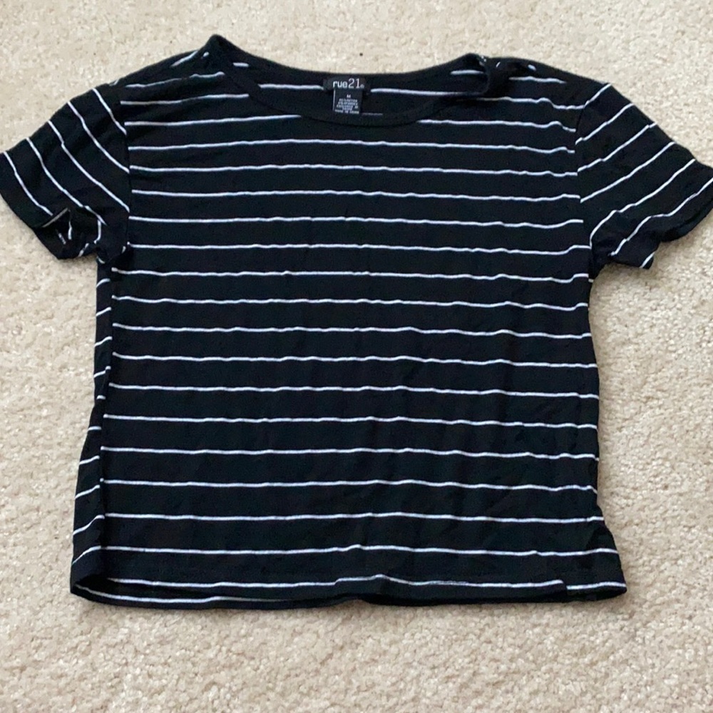 Striped Crop Top